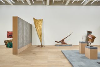 Installation view of ‘Franz West’ at Tate Modern, London