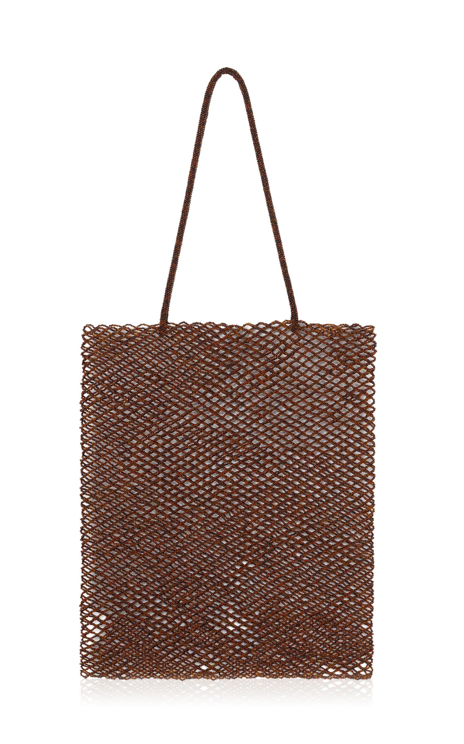 Handmade Beaded Tote Bag