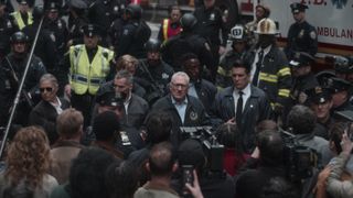 George Mullen (Robert De Niro) in a crowd of people in Netflix's "Zero Day"