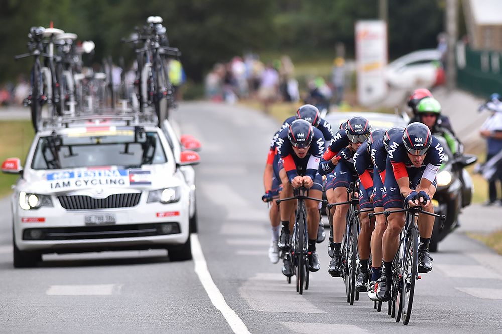 IAM Cycling in the team time trial