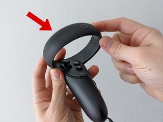 Don't cover this part of the Oculus Quest controllers