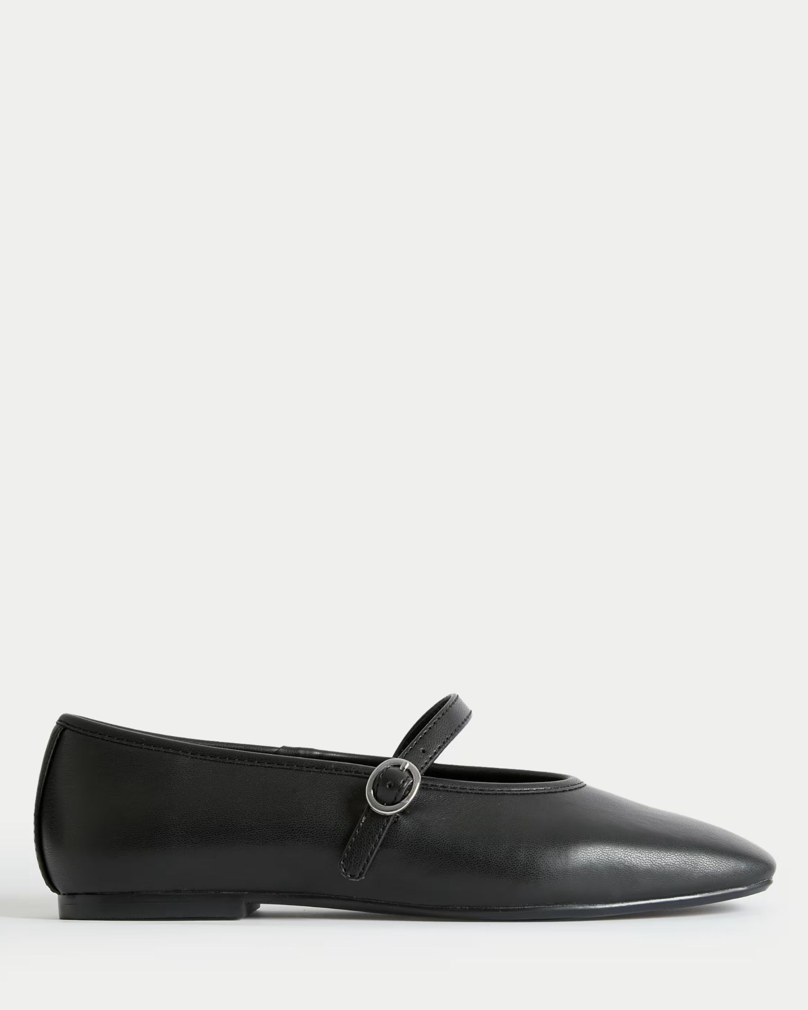M&amp;amp;S Wide Fit Strappy Flat Ballet Pumps