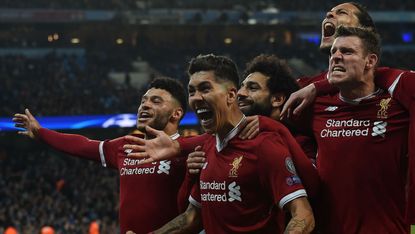 Roberto Firmino Liverpool Man City Champions League