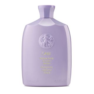 Product shot of Oribe Serene Scalp Oil Control Shampoo , haircare solutions Marie Claire Hair Awards winner 