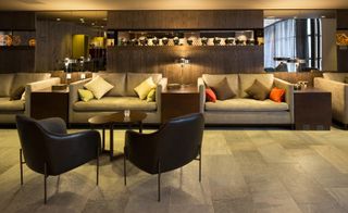 Sofas and other seating areas in hotel