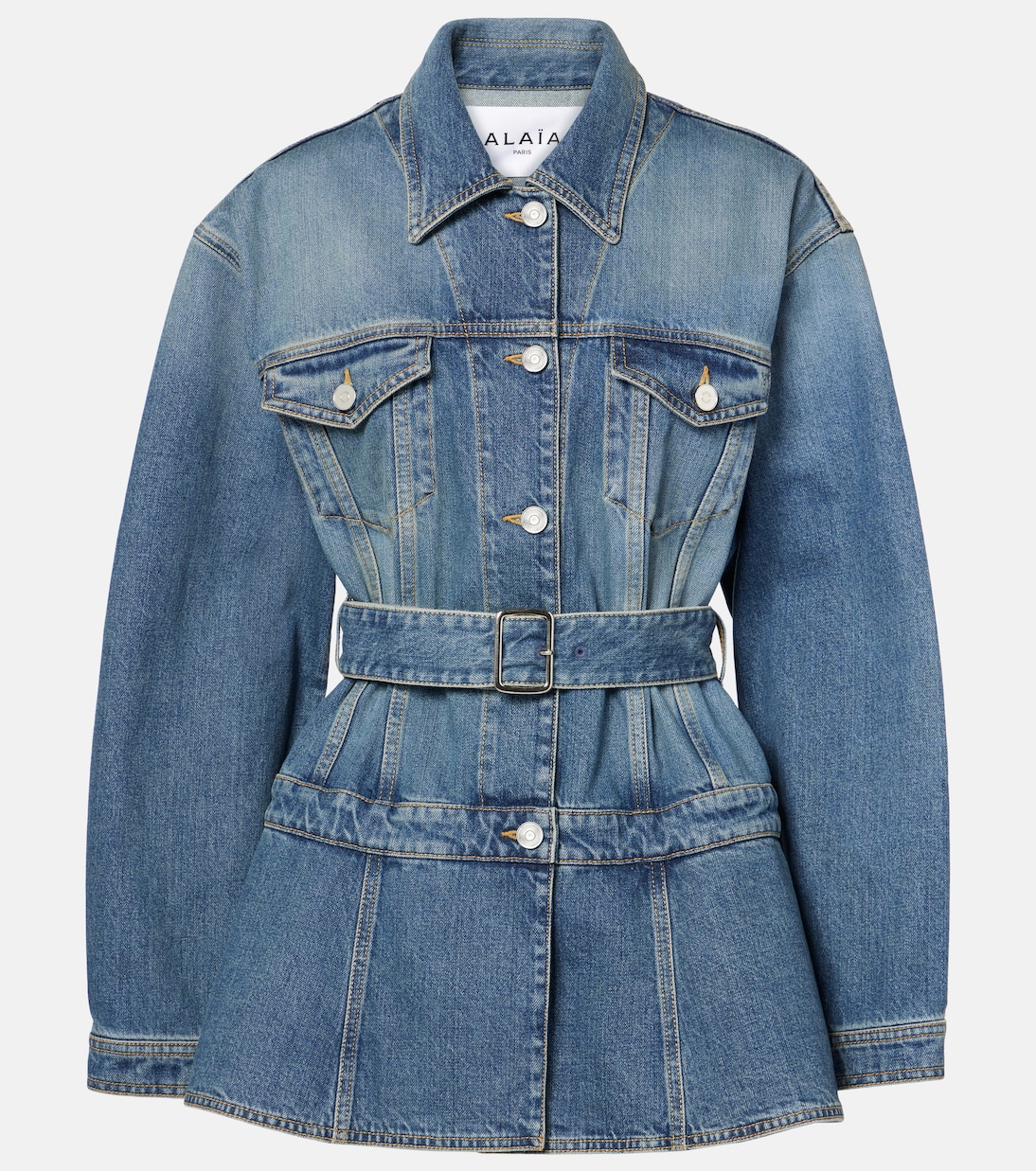 Peplum Denim Jacket