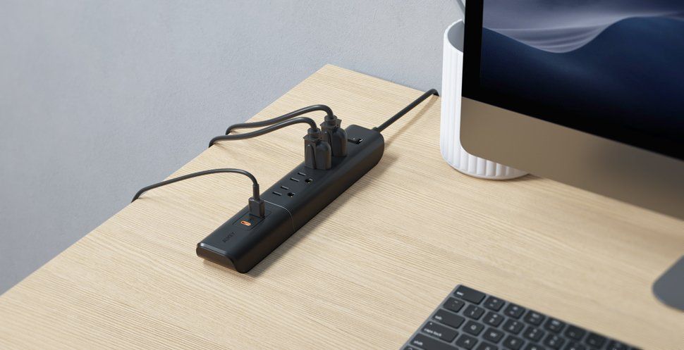 Aukey Power Strip Usb C Pd Lifestyle