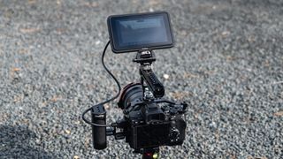 Shinobi Go in use on a camera rig