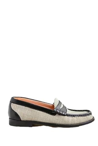 Winona Penny Loafers in Spanish Canvas