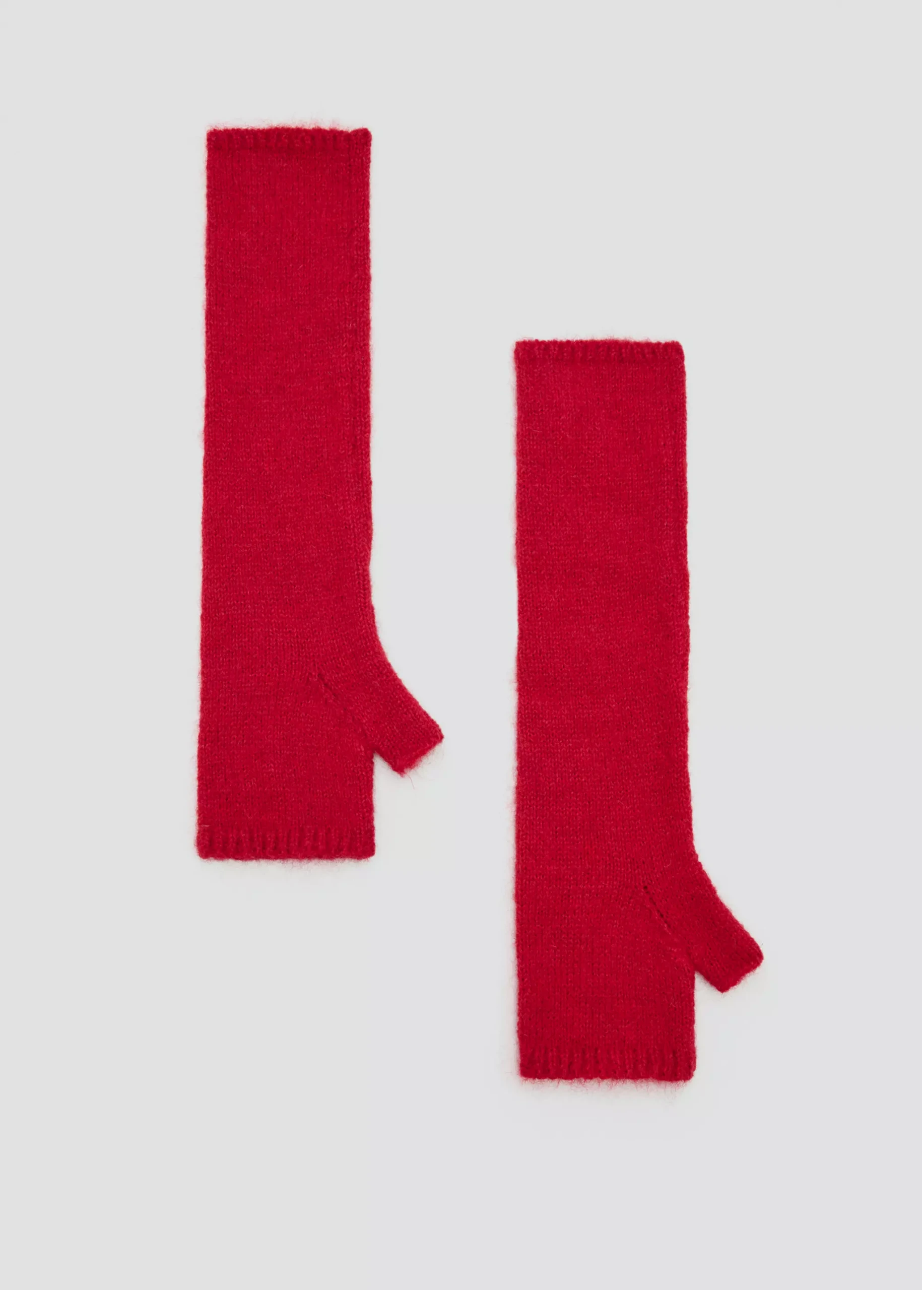 Long Knitted Mittens - Women | Mango Usa