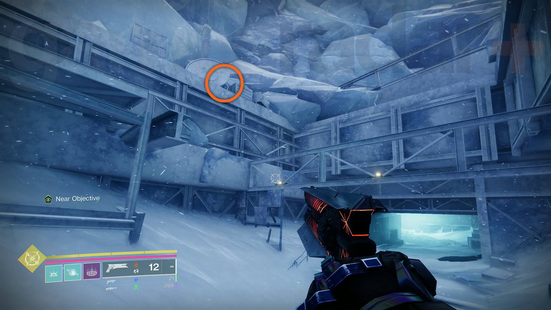 Destiny 2 Visions of the Traveler collectible on Divide wall