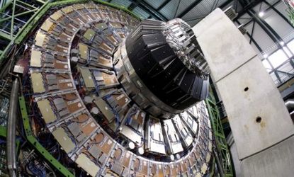 The Large Hadron Collider is a giant particle accelerator in Switzerland that scientists use to study matter... and may one day be a tool for time travel.
