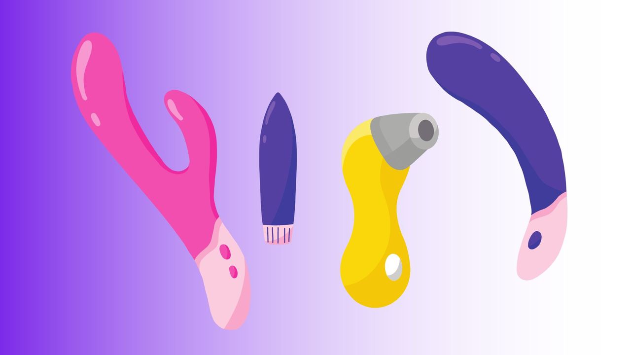 A selection of the most common types of vibrators in illustrated form