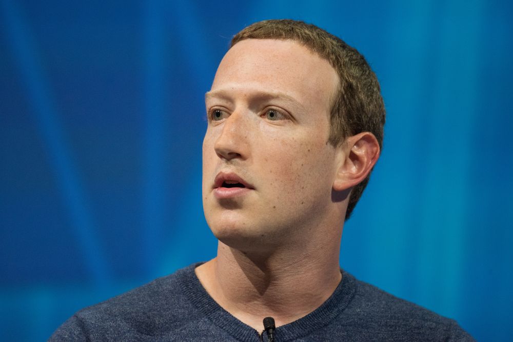 Mark Zuckerberg looking shocked