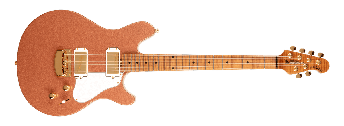 Ernie Ball Music Man Valentine Pink Champagne Sparkle