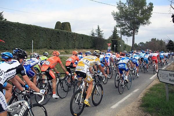 Marcus Burghardt (Team Columbia - Highroad) tucked in and getting his training in for the Spring Classics.