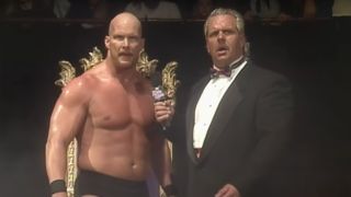 Stone Cold Steve Austin and Michael P.S. Hayes at King of the Ring 1996