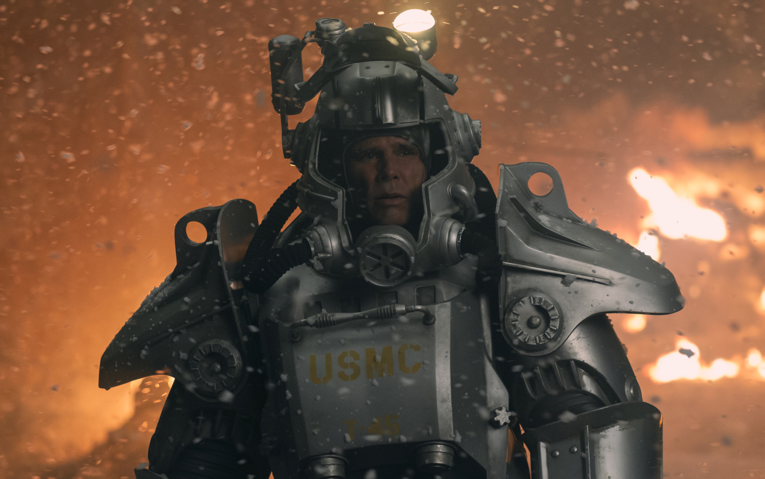 Walton Goggins (Cooper Howard) in FALLOUT SEASON 2 Photo Credit: Lorenzo Sisti / Prime &amp;copy; Amazon Content Services LLC