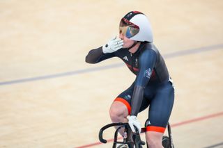 Team GB s track sprinters are wearing 11 golf gloves at the Paris Olympics Cycling Weekly