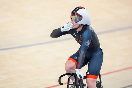 Team GB track sprinter at the Paris Olympics