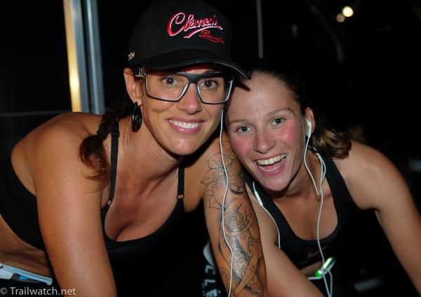 New Raleigh-Clement teammates Nicole Duke (L) and Caroline Mani