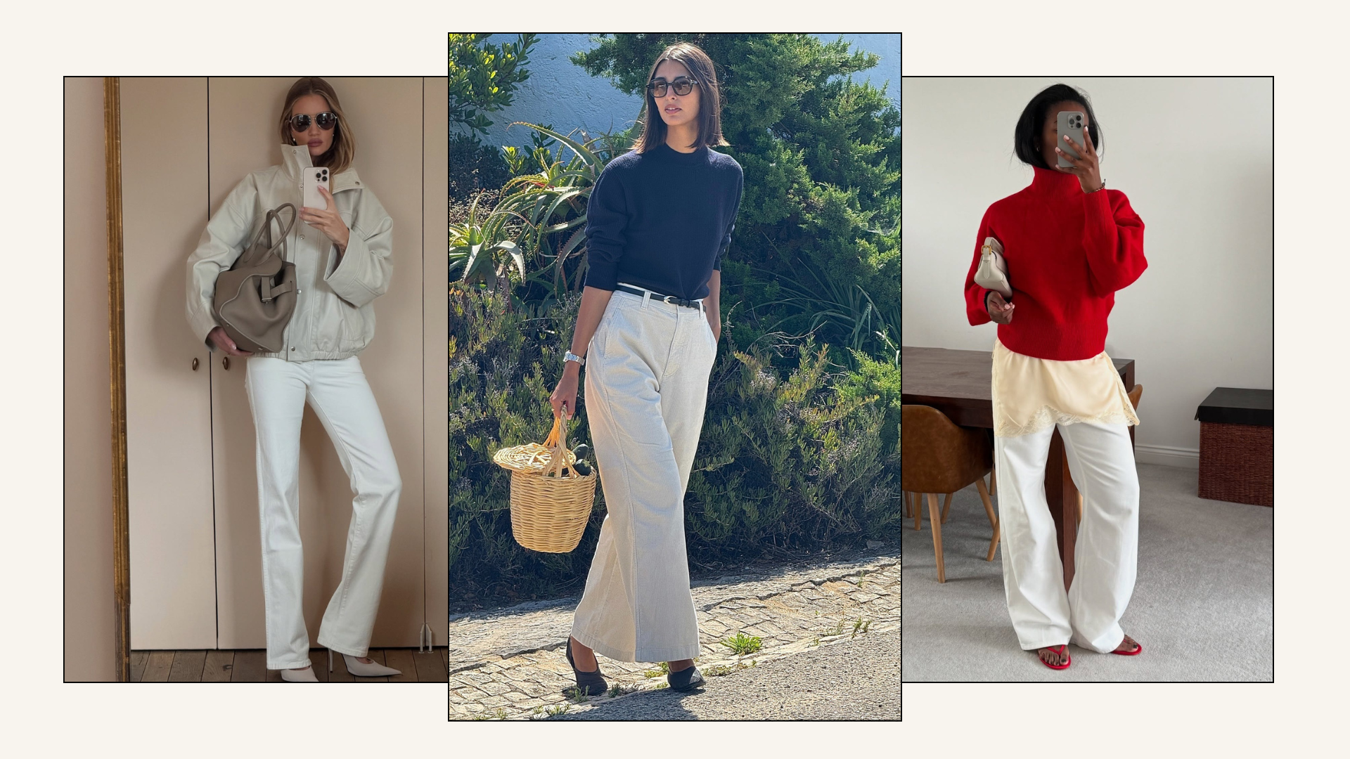 The best shoe colours to wear with white jeans, according to a fashion editor.