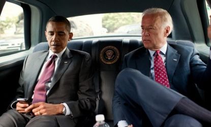 In this July, 2010 photo, Obama appears to have ignored seat-belt safety guidelines. 