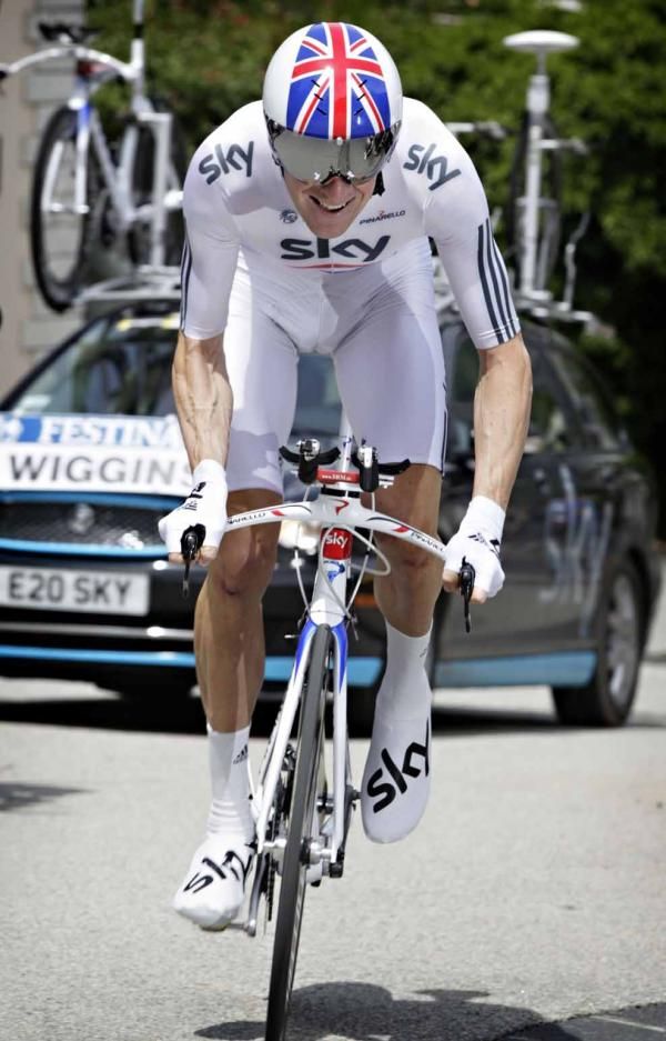 Bradley Wiggins (Sky) was quick, but could still only manage 3rd.