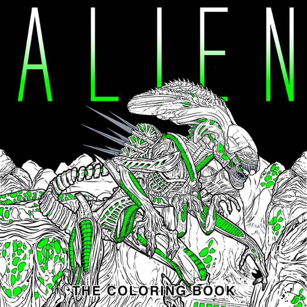 Alien coloring book