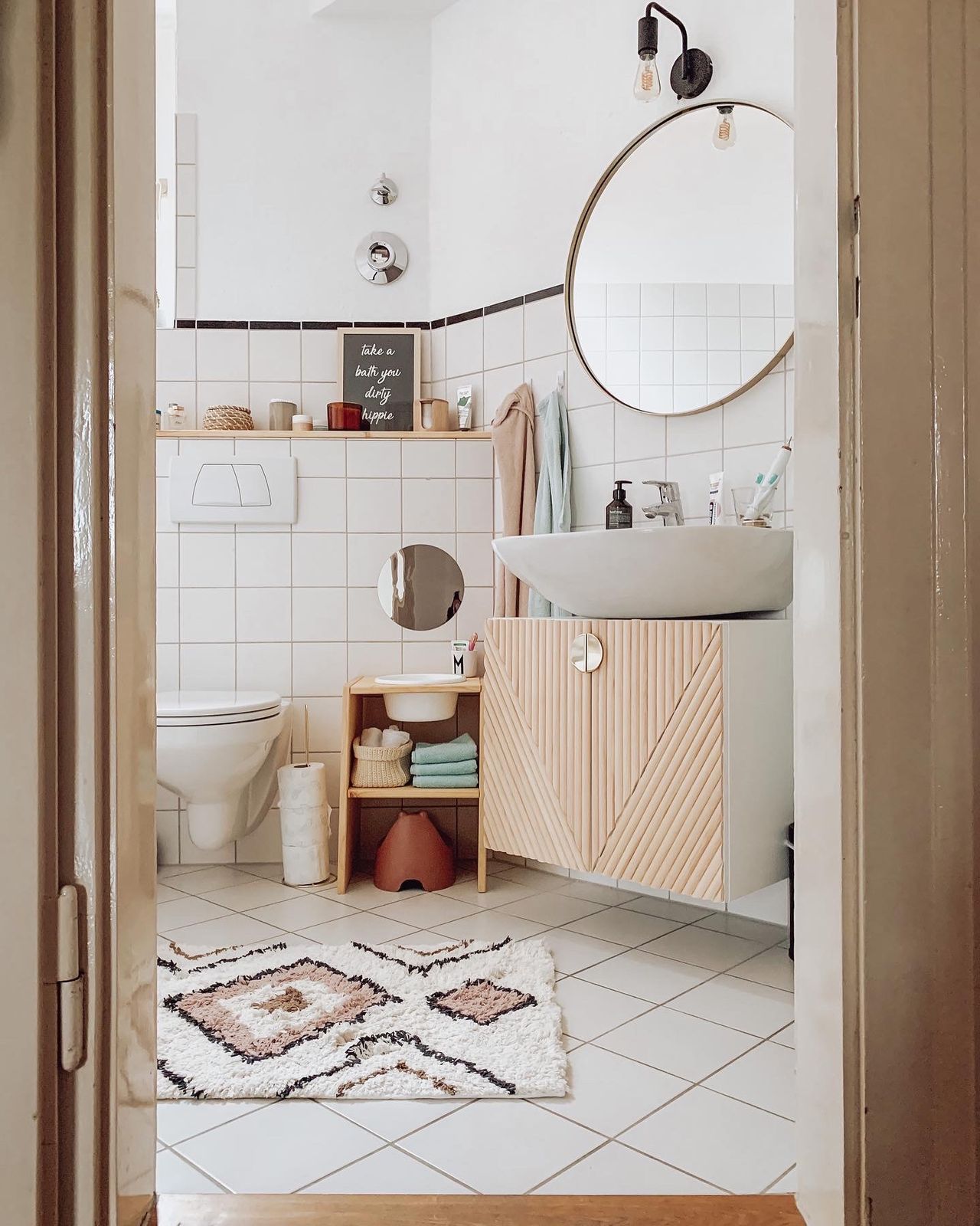 A bathroom makeover