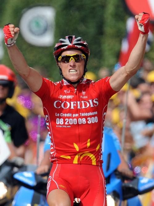Sylvain Chavanel (Cofidis) won his first Tour de France stage in 2008