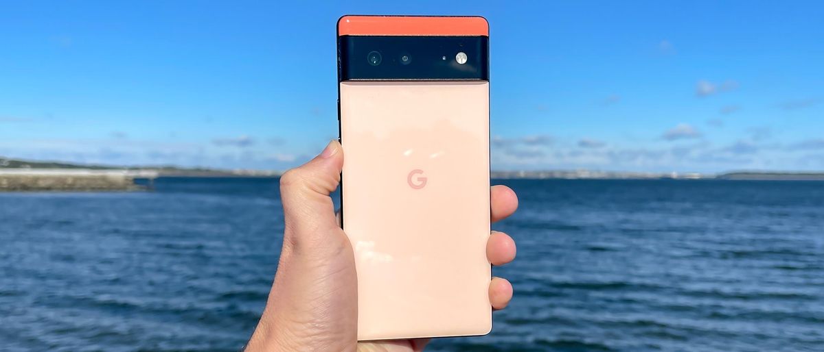 Google Pixel 6 review shows off Pixel 6 in Kinda coral