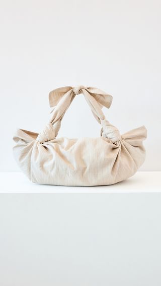 Large Linen Nla Knot Tote