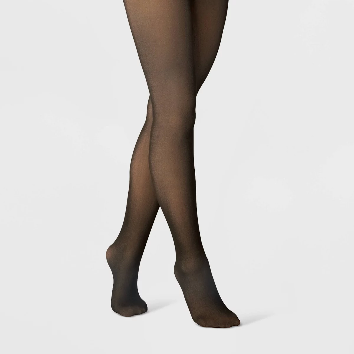 A New Day, Flat Knit Sheer Illusion Fleece Lined Tights