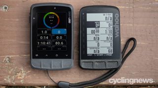 Stages Dash L200 Cycling Computer comparison with the Wahoo Elemnt