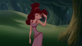 Meg saying goodbye in Hercules