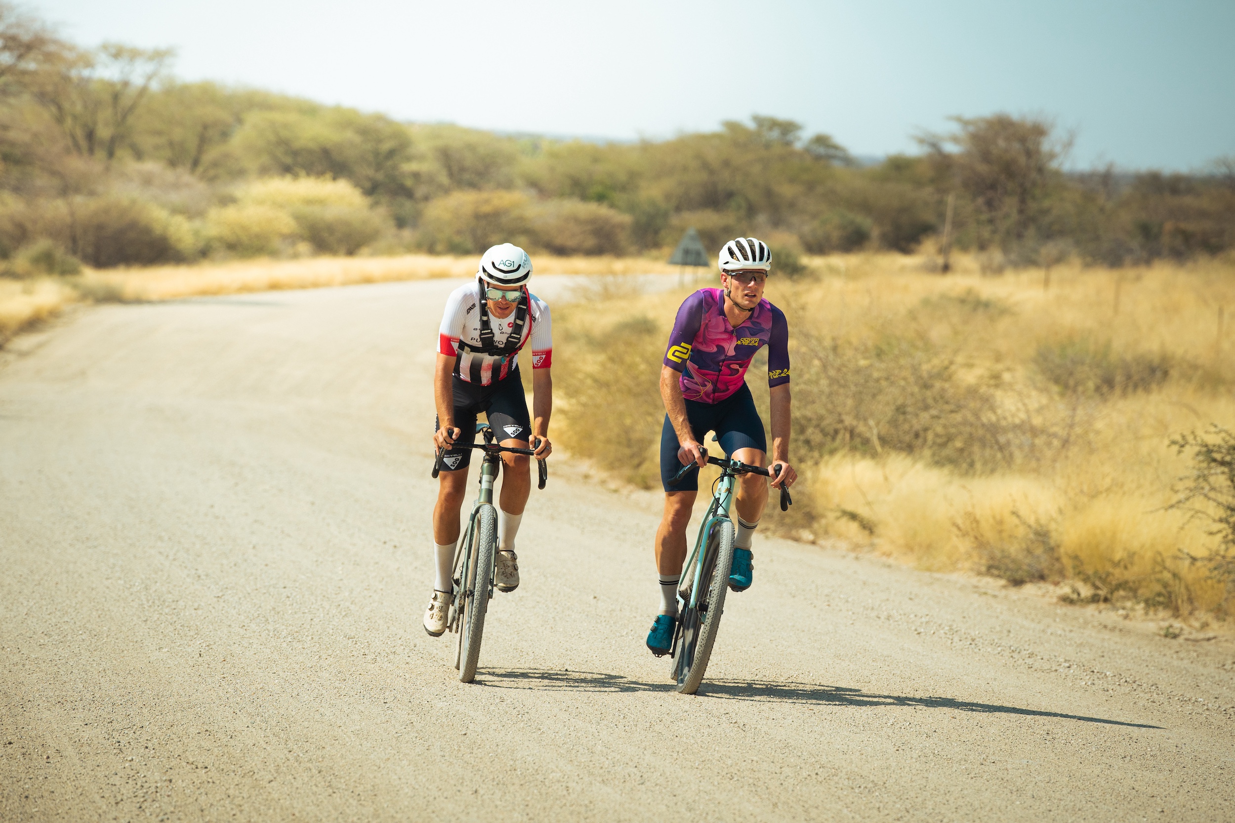 Gravel riding in Namibia