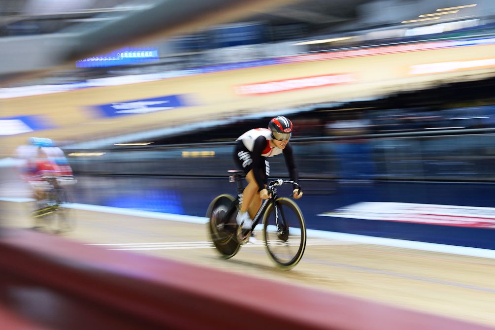 Kayono Maeda Kayono of Japan competes in the Women's Sprint