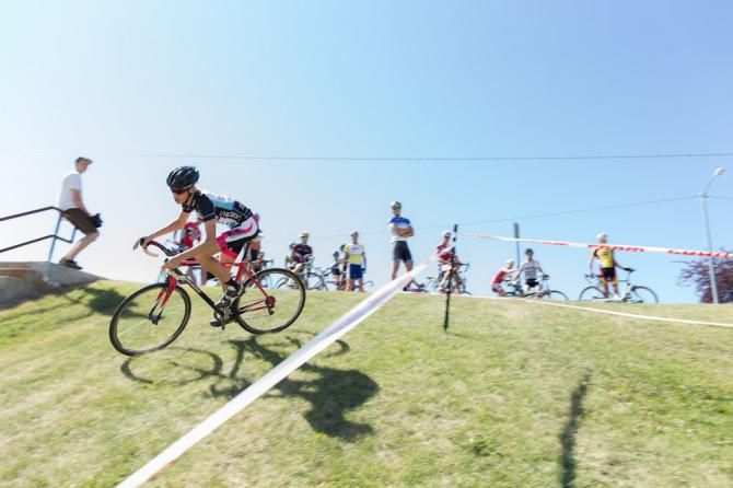 A short course is set up and timed for each rider.