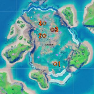 Fortnite Floating Rings at Coral Castle locations map