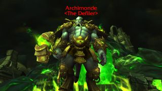While later patches have nerfed Archimonde, he's still looks pretty scary.