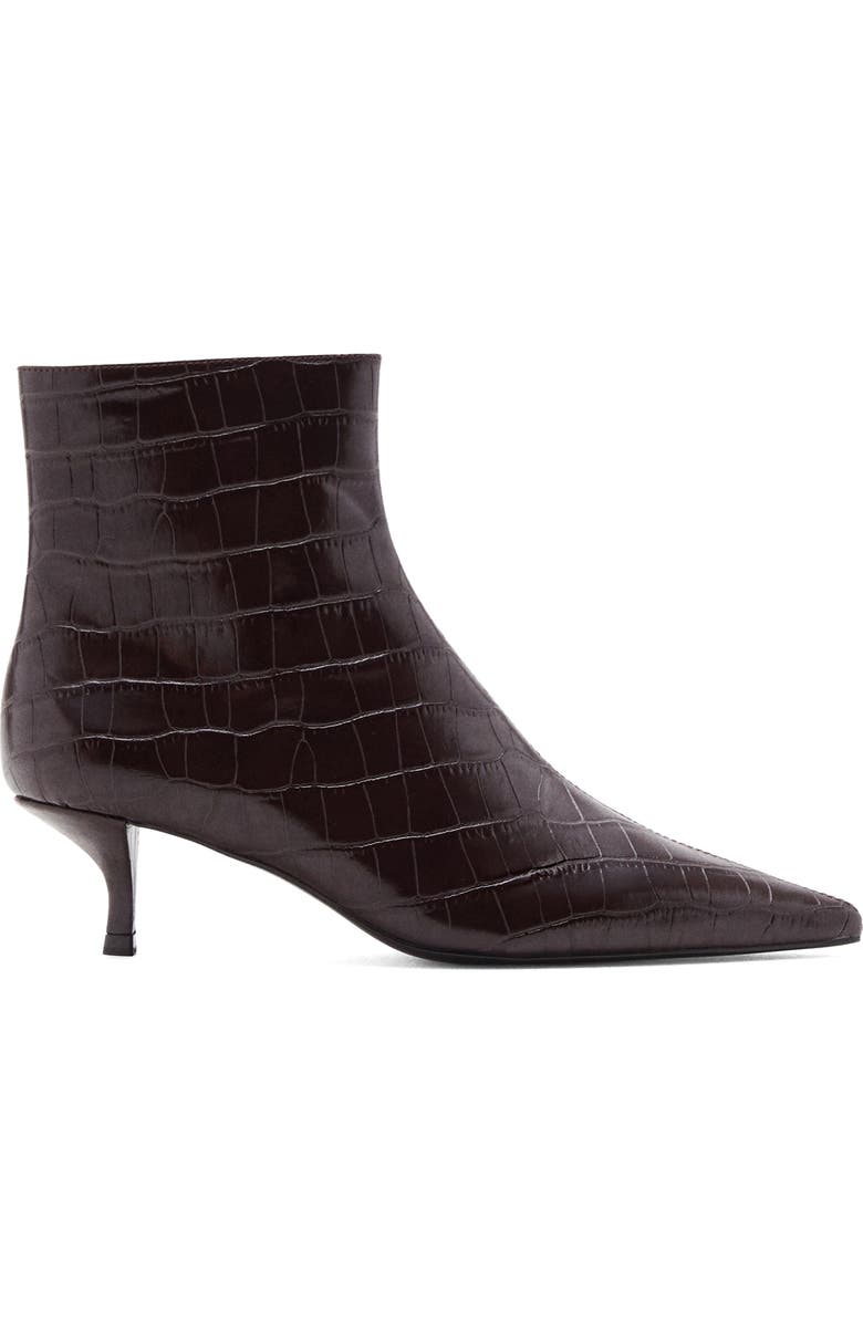Croc Embossed Bootie