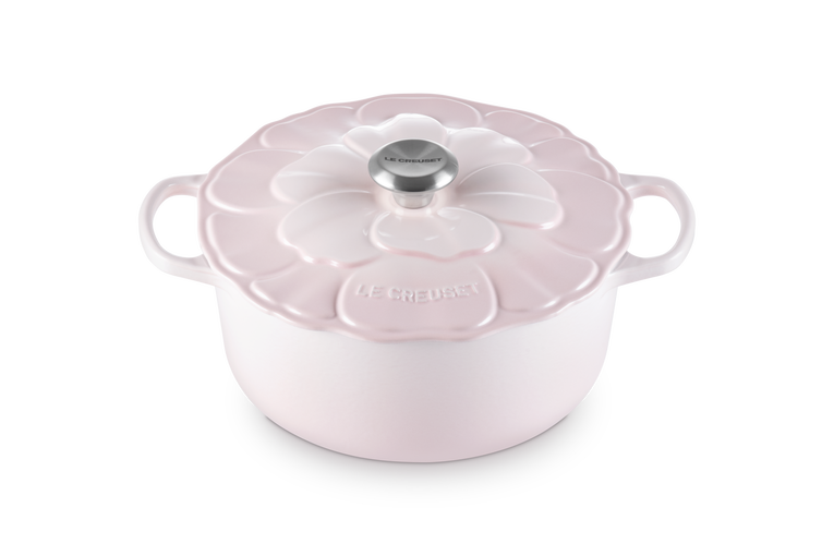 Cast Iron Petal Round Casserole