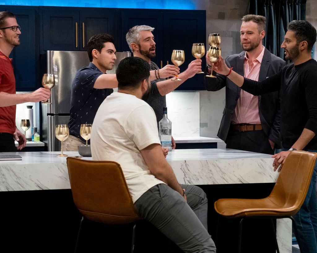 Where to buy the Love Is Blind gold wine glasses Real Homes