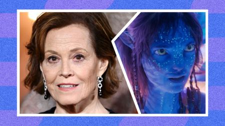 Sigourney Weaver attends the "Avatar: Fire And Ash" UK Premiere at BFI IMAX Waterloo on December 11, 2025 in London, England