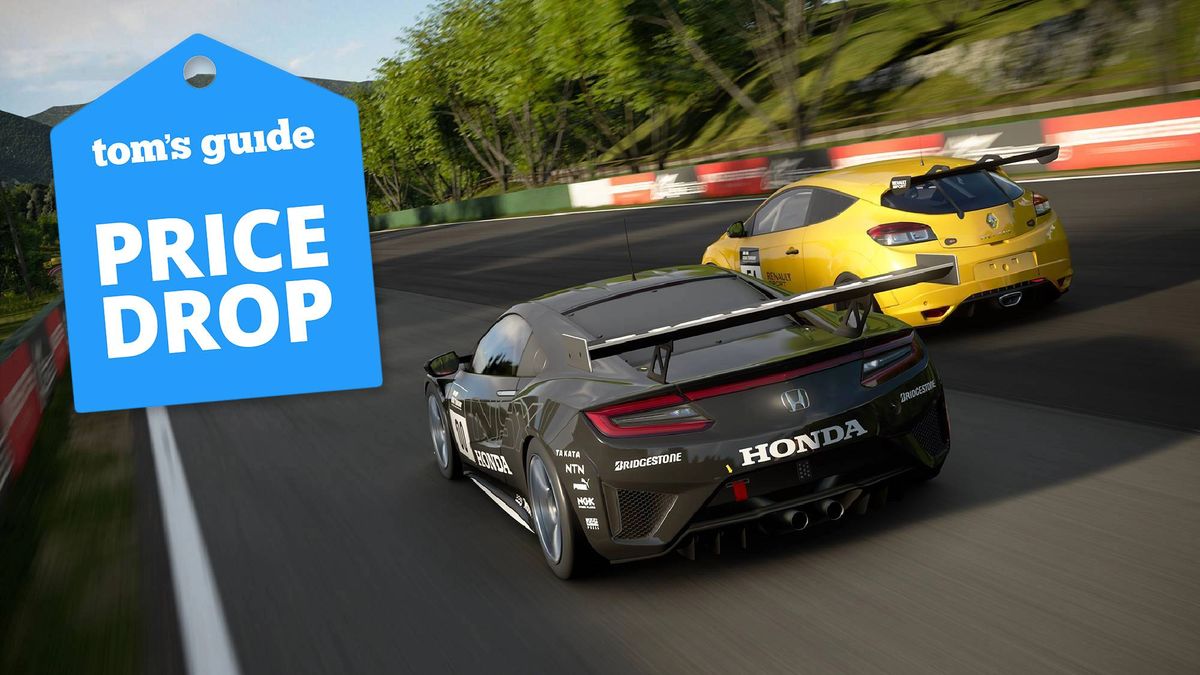 Gran Turismo 7 screenshot with a Tom&#039;s Guide deal tag