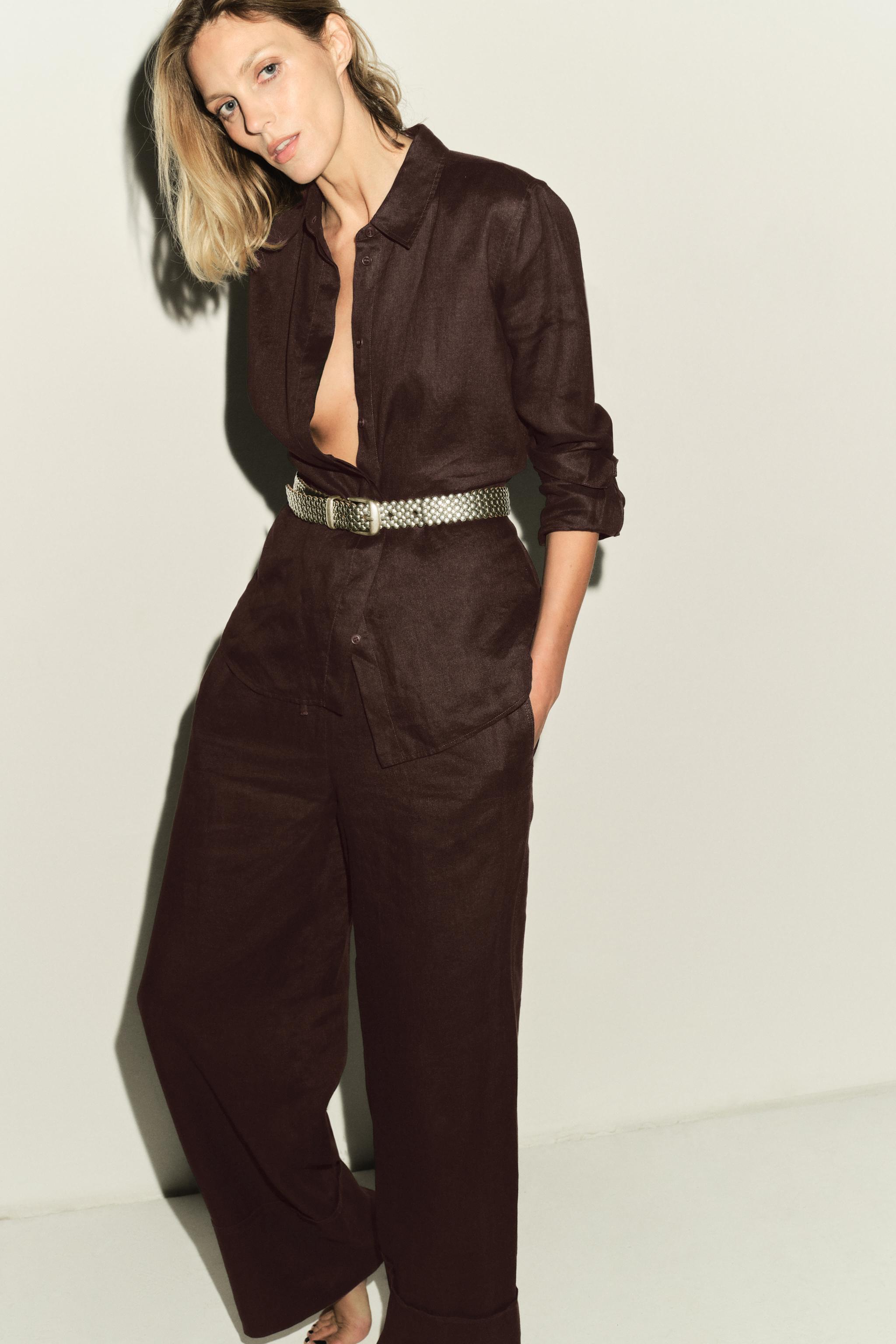 100% Linen Shirt Zw Collection
