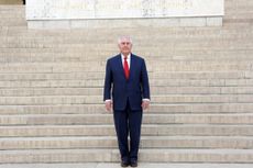 Rex Tillerson stands alone