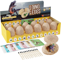 Dig a Dozen Dino Eggs Kit - Break Open 12 Unique Dinosaur Eggs