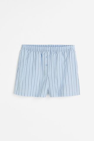 Cotton Boxer-Style Shorts